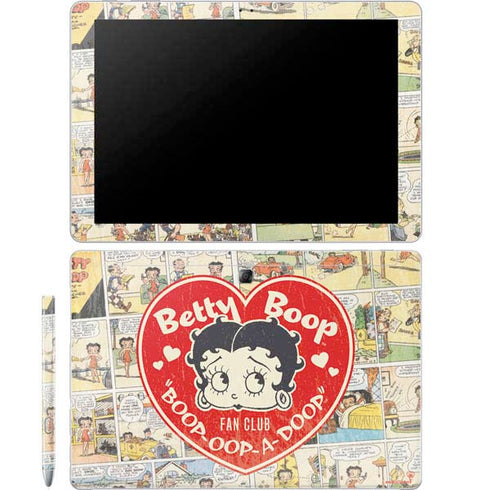 Betty Boop Comic Strip Galaxy Book 12in Skin